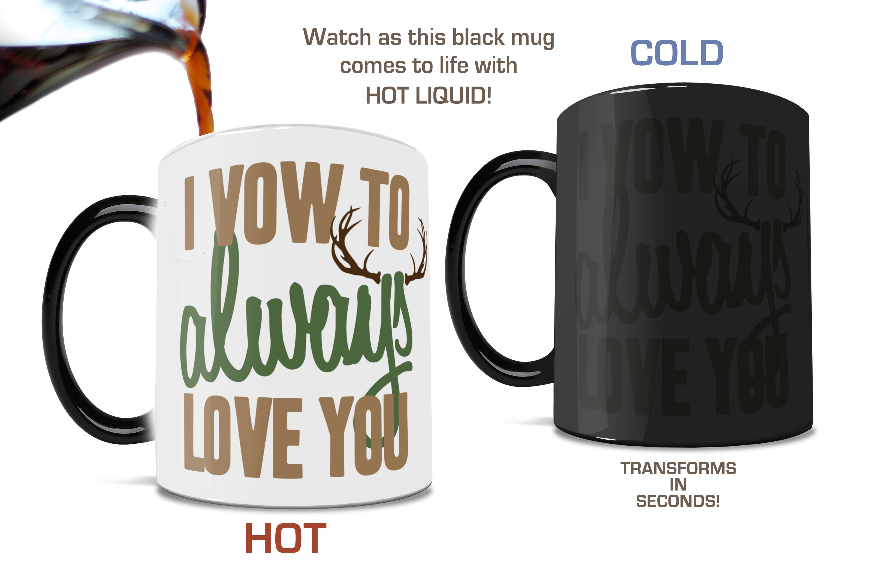 Sports Collection (I Vow - Green) Morphing Mugs® Heat-Sensitive Mug MMUG235